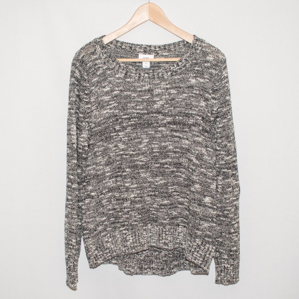 Old Navy Black Marled Sweater - Picture 1 of 3